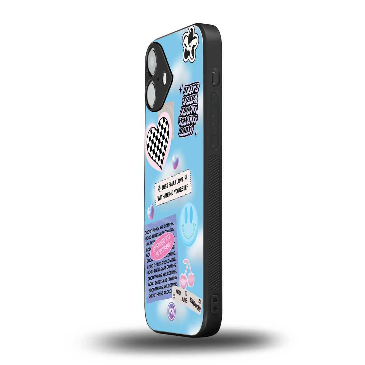 brightside back phone cover | glass case for iphone 16 plus