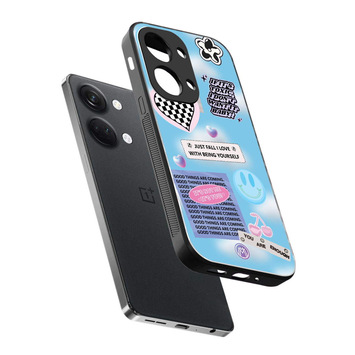 brightside back phone cover | glass case for oneplus nord 3