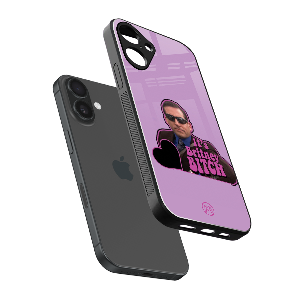 britney bitch back phone cover | glass case for iphone 16 plus