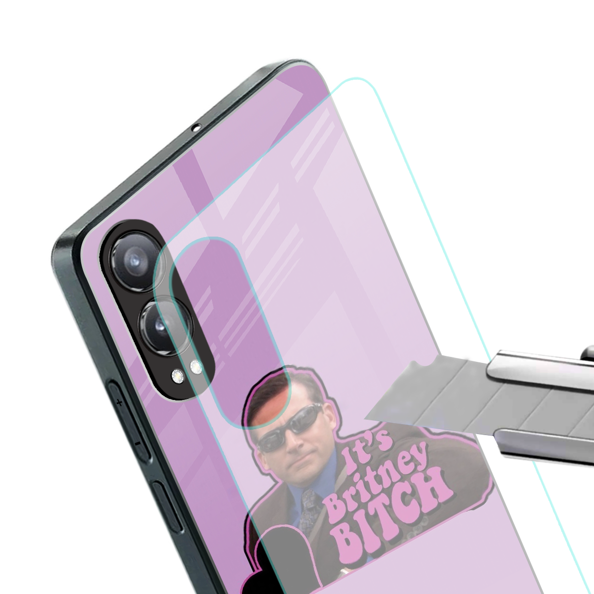 britney bitch back phone cover | glass case for oneplus nord ce 4 lite