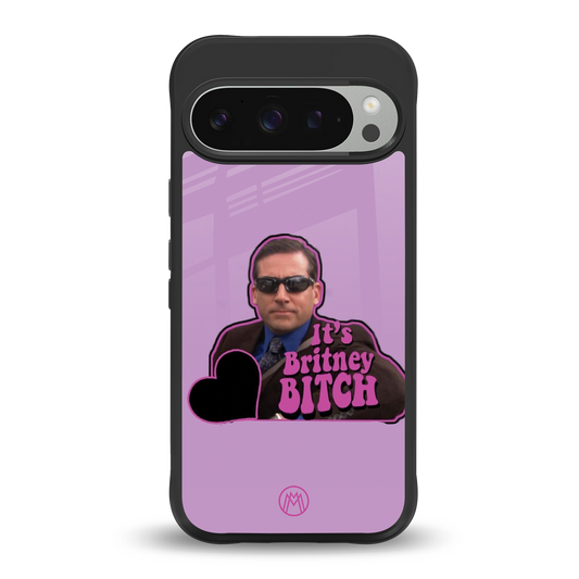 britney bitch back phone cover | glass case for google pixel 9 pro