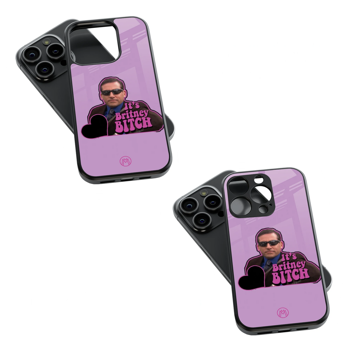 Trendy Glass Back Mobile Case for iPhone, Samsung, Redmi, OnePlus, Google Pixel, Motorola