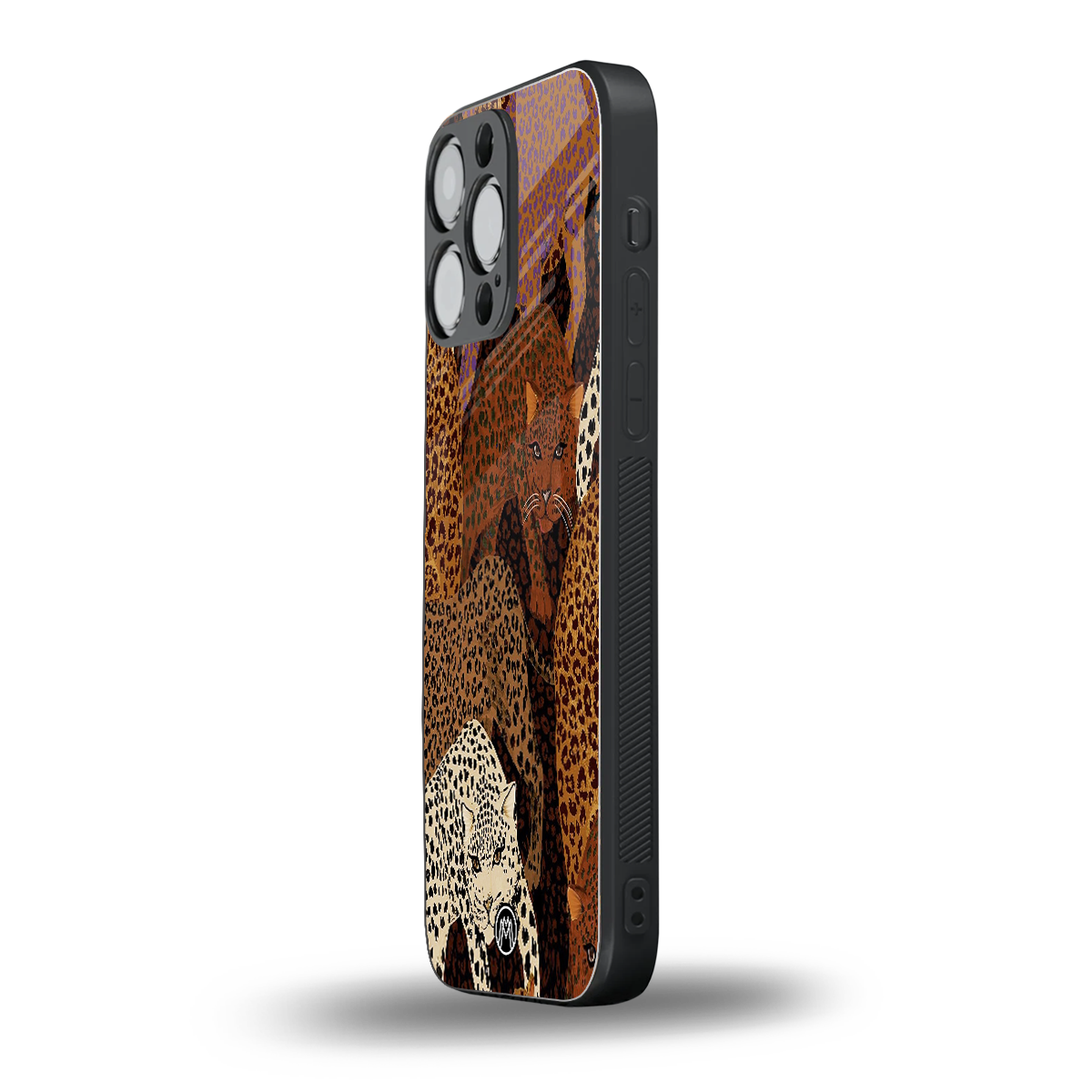 brown beasts back phone cover | glass case for iphone 16 pro max