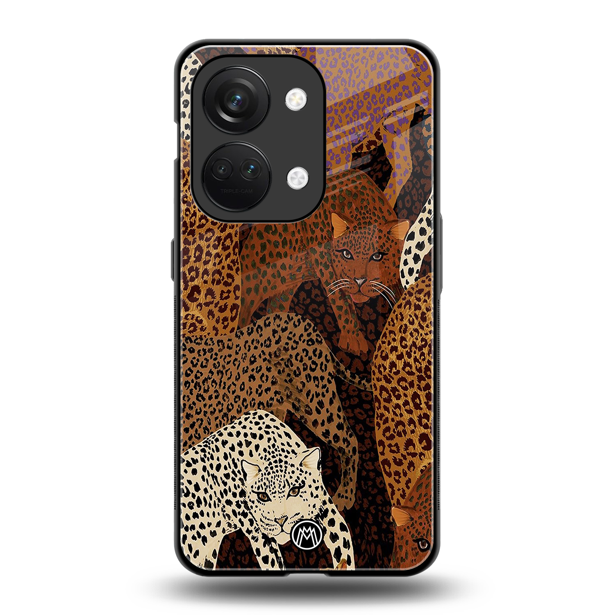 brown beasts back phone cover | glass case for oneplus nord 3