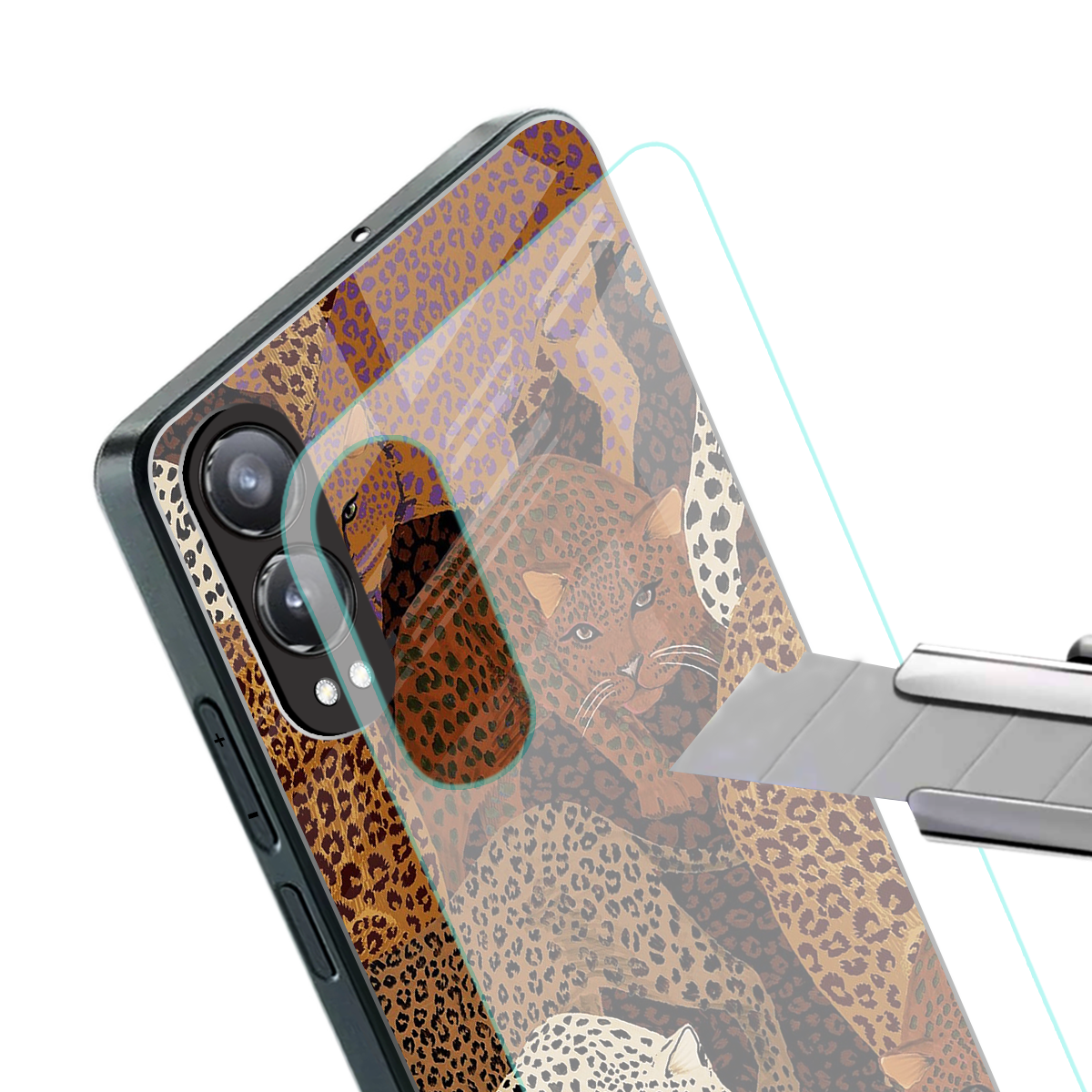 brown beasts back phone cover | glass case for oneplus nord ce 4 lite