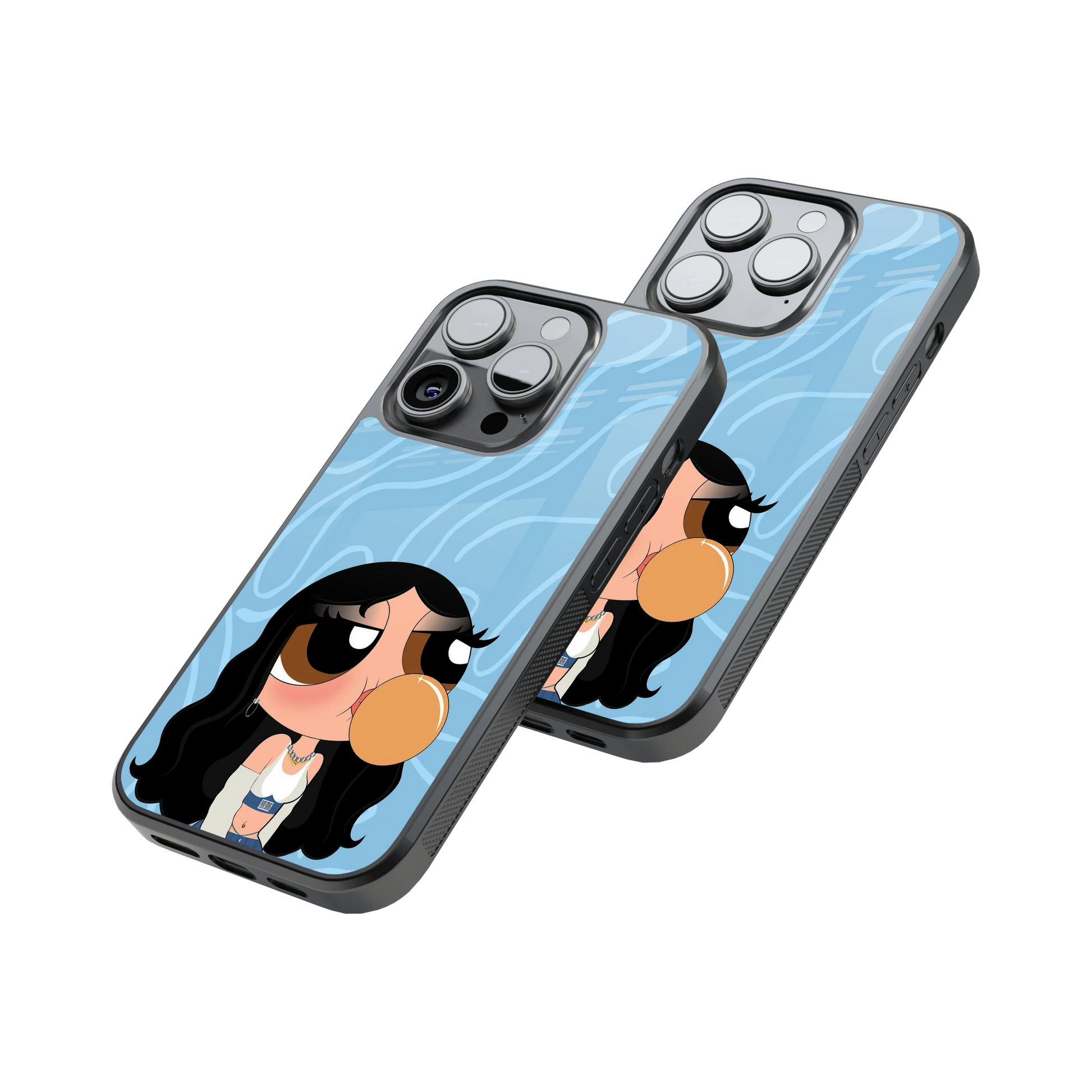 Protective Glass Back Phone Case Compatible with iPhone, Samsung, OnePlus, Pixel & More