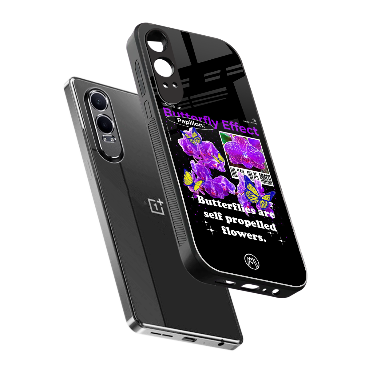 butterfly effect back phone cover | glass case for oneplus nord ce 4 lite