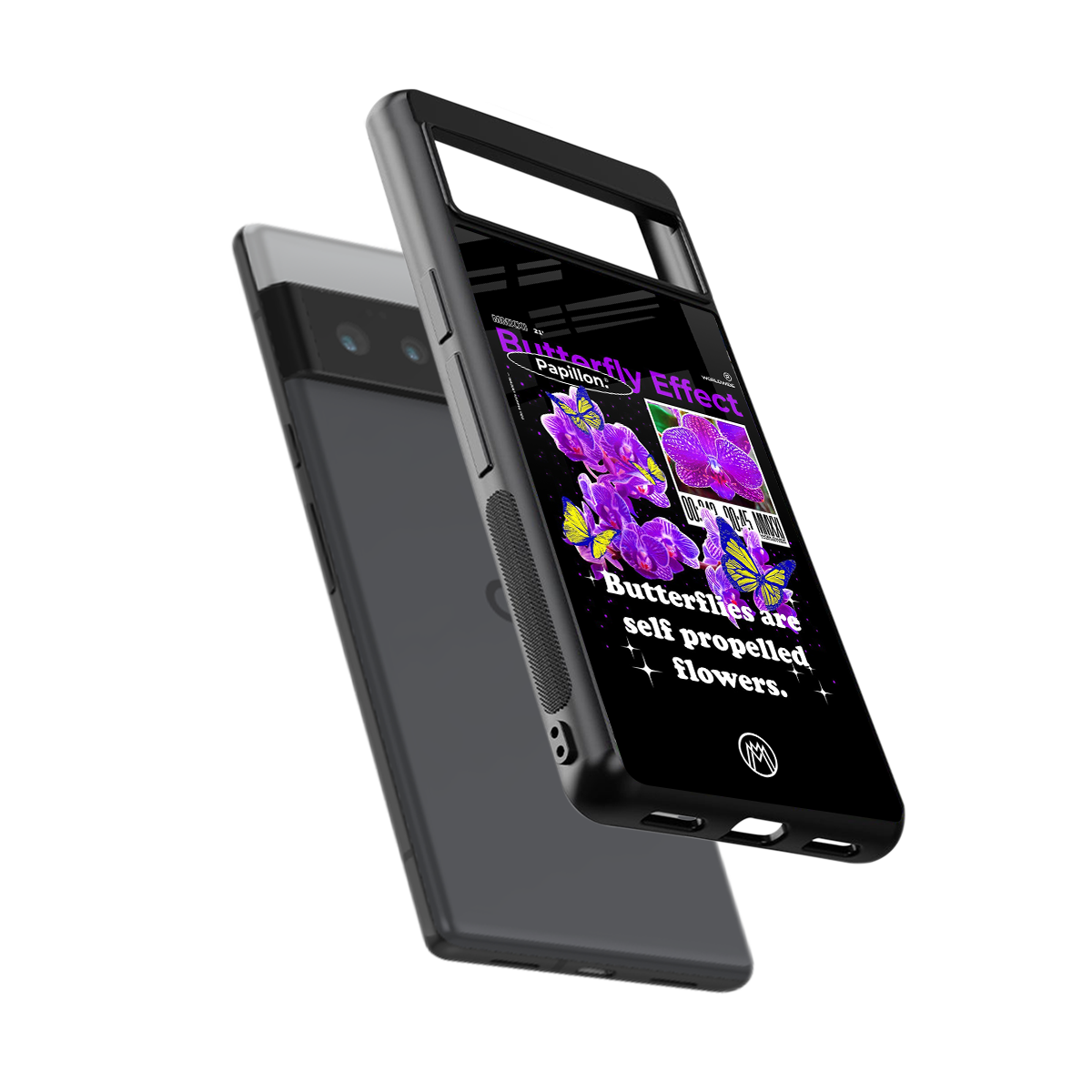 butterfly effect back phone cover | glass case for google pixel 6 pro