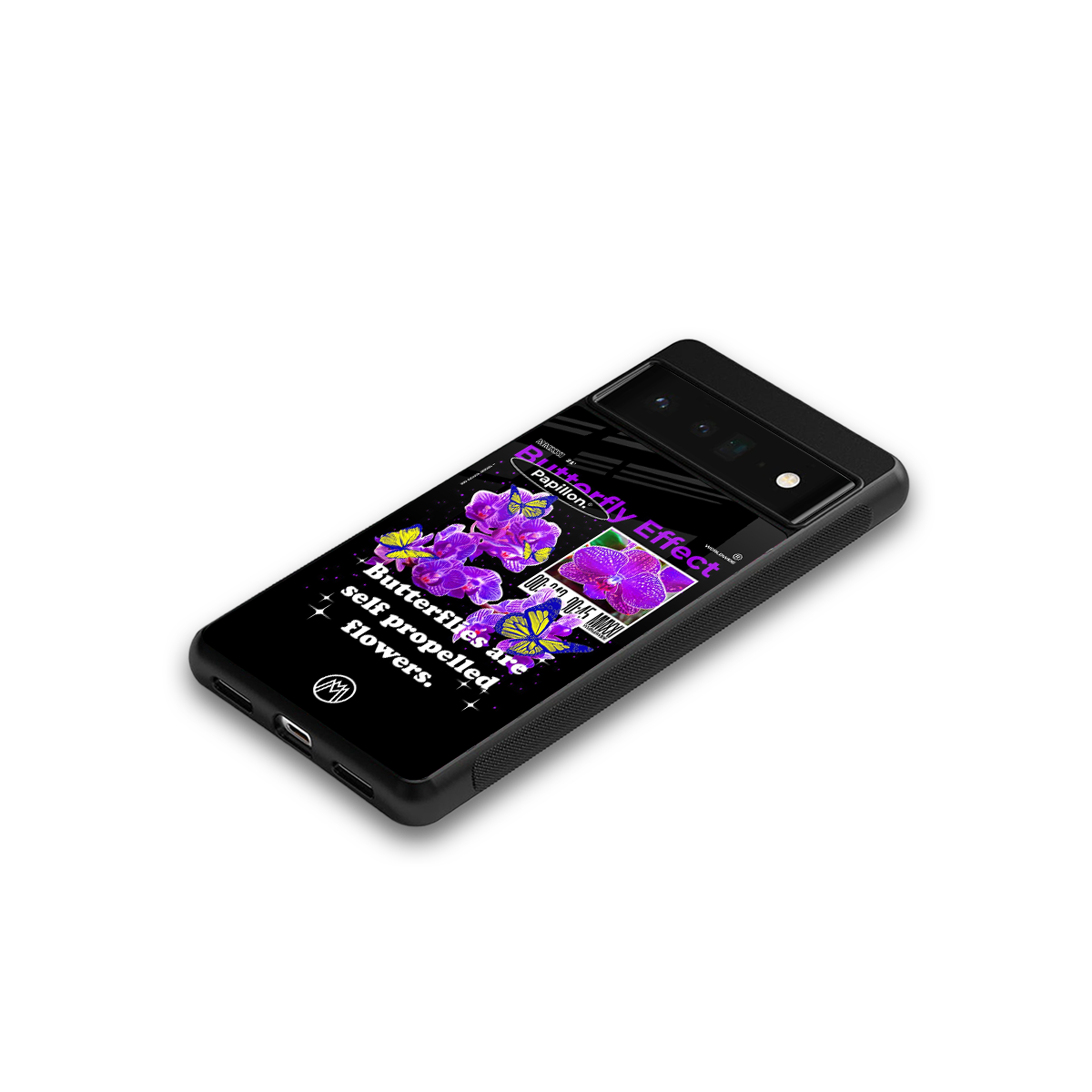 butterfly effect back phone cover | glass case for google pixel 6 pro