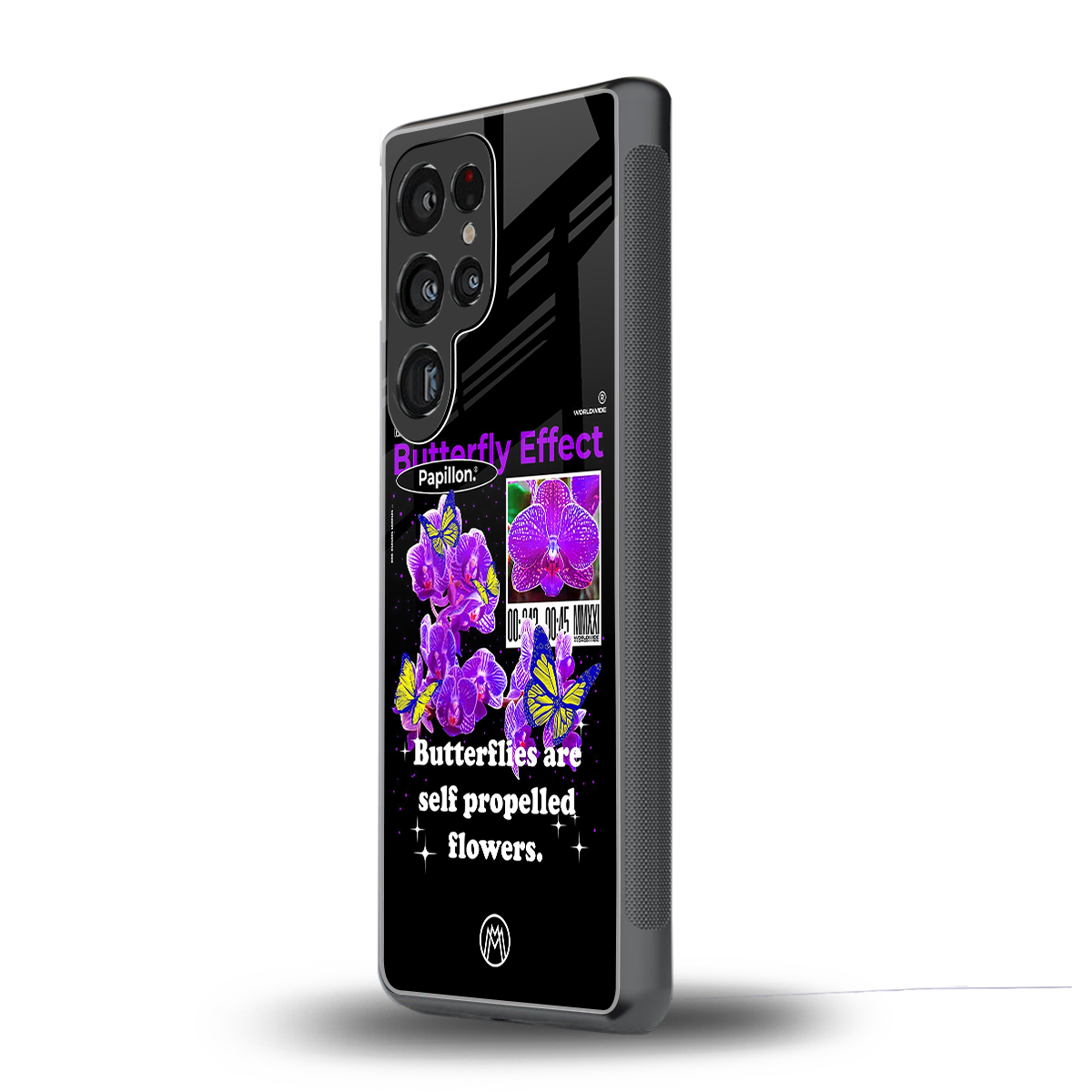 butterfly effect back phone cover | glass case for samsung galaxy s25 ultra