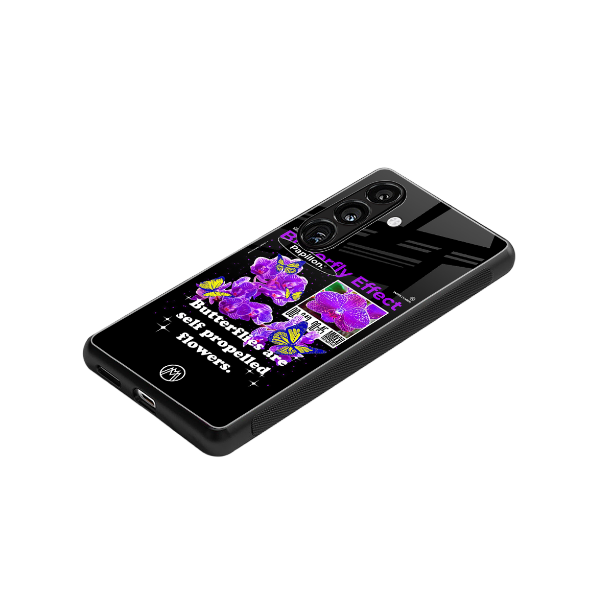 butterfly effect back phone cover | glass case for samsung galaxy s24 fe