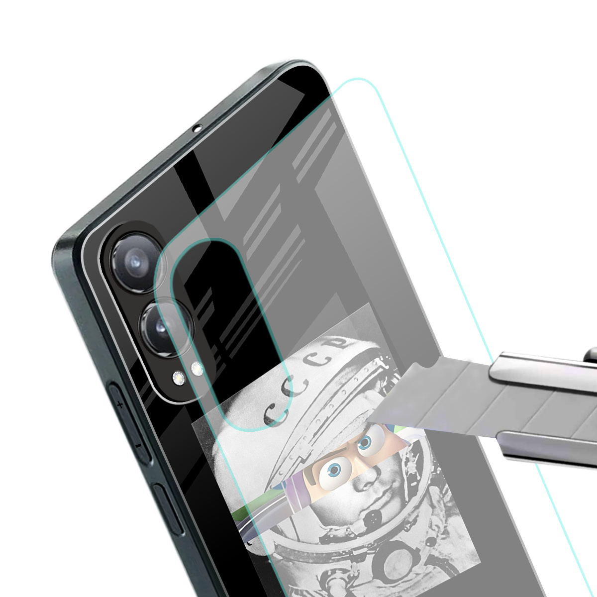 buzz lightyear astronaut mobile back phone cover | glass case for oneplus nord ce 4 lite