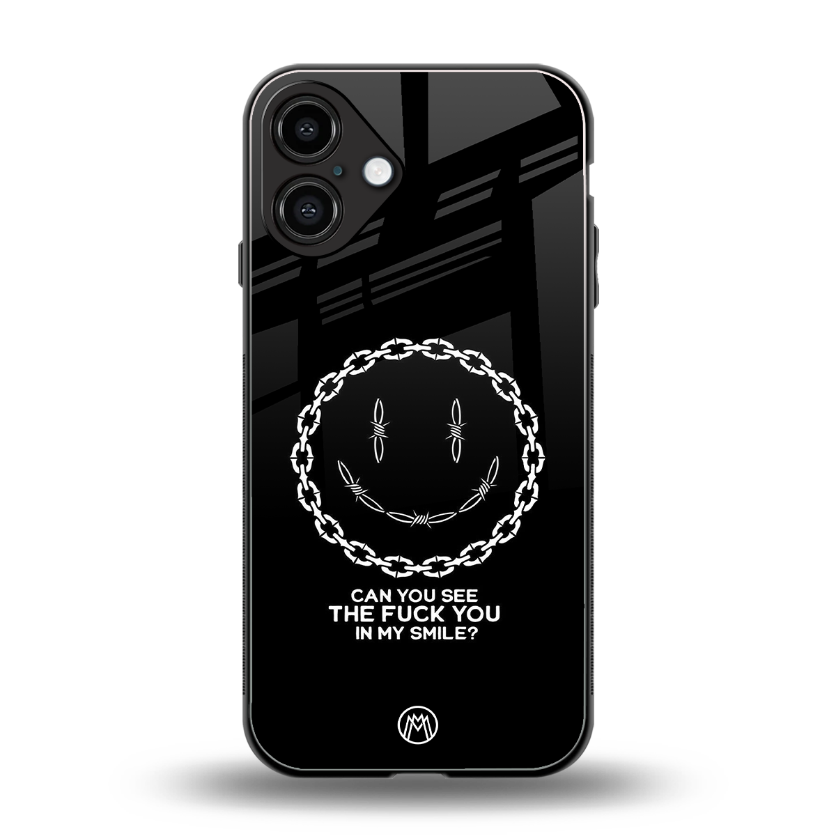 buzz off back phone cover | glass case for iphone 16 plus