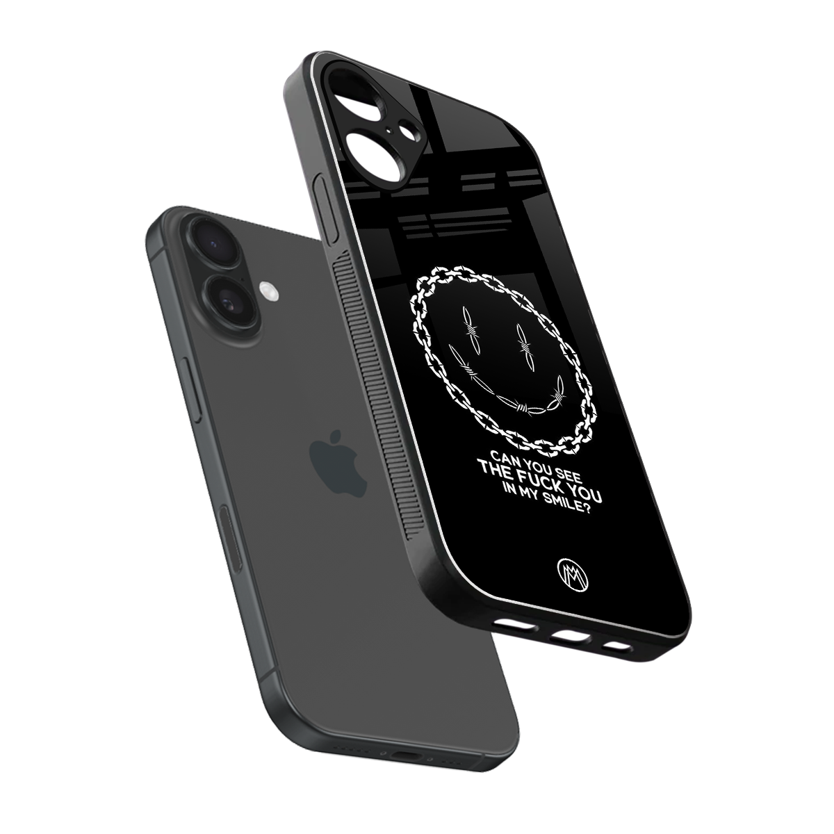 buzz off back phone cover | glass case for iphone 16 plus