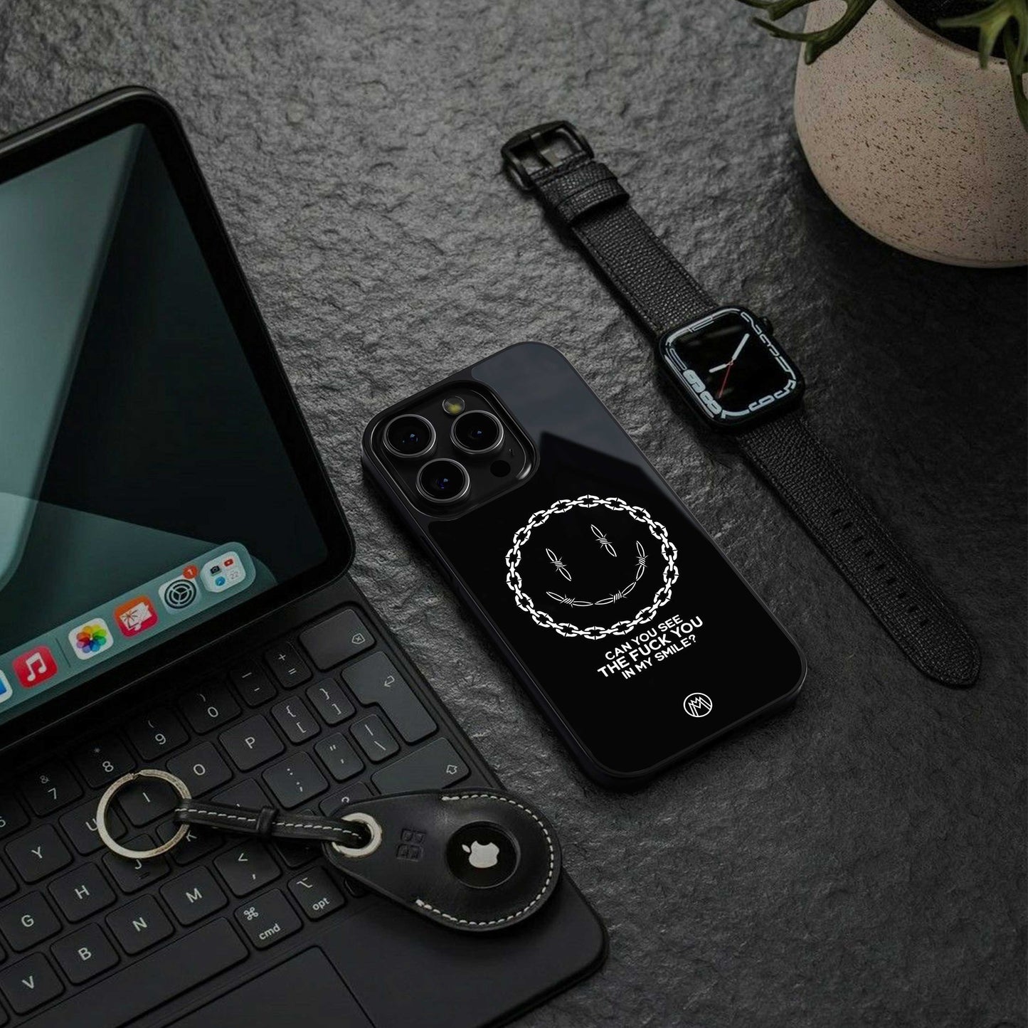 buzz off back phone cover | glass case for iphone 14 pro max