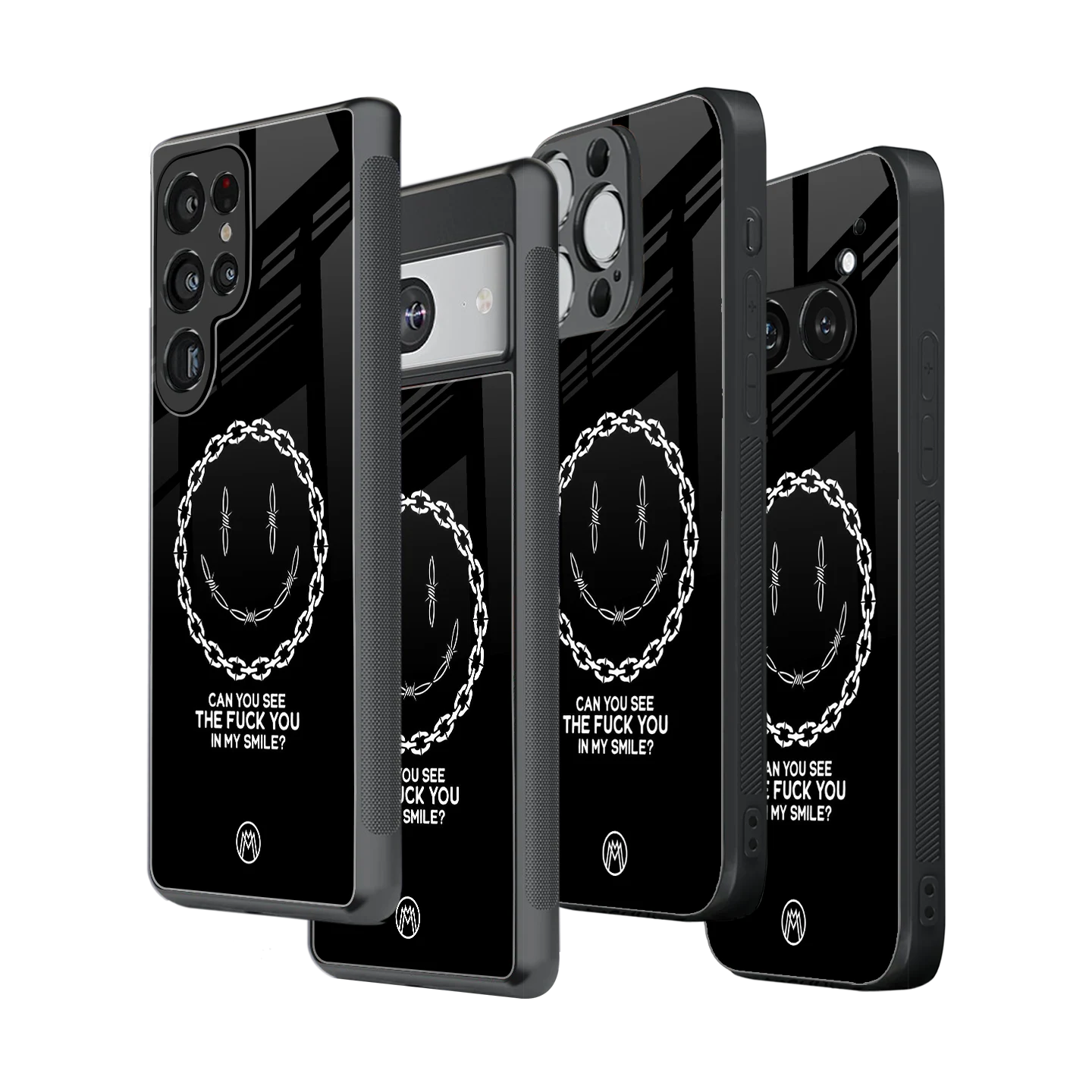 Stylish Glass Back Case for All Smartphones โ iPhone, Samsung, OnePlus, Pixel, Redmi, Oppo, Vivo, Motorola