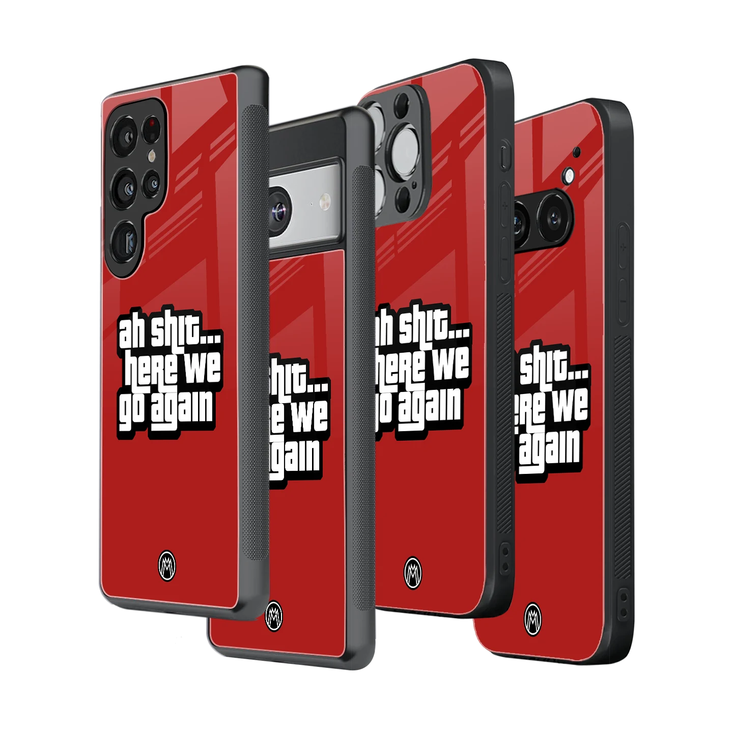 Stylish Glass Back Case for All Smartphones โ iPhone, Samsung, OnePlus, Pixel, Redmi, Oppo, Vivo, Motorola