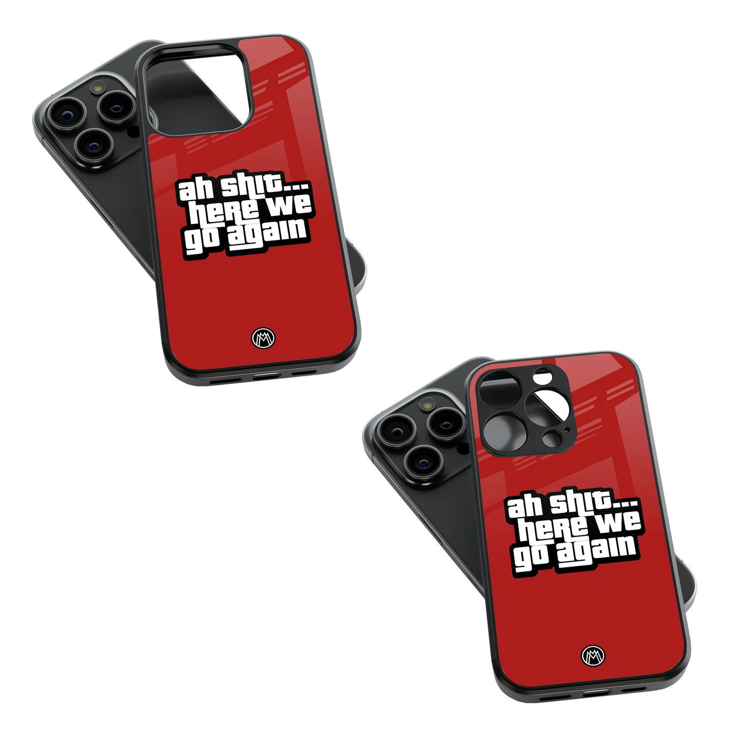 Trendy Glass Back Mobile Case for iPhone, Samsung, Redmi, OnePlus, Google Pixel, Motorola