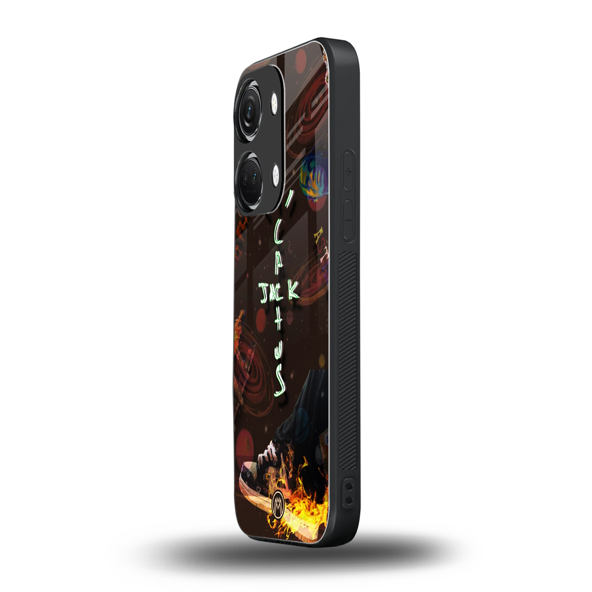 cactus jack brown back phone cover | glass case for oneplus nord 3