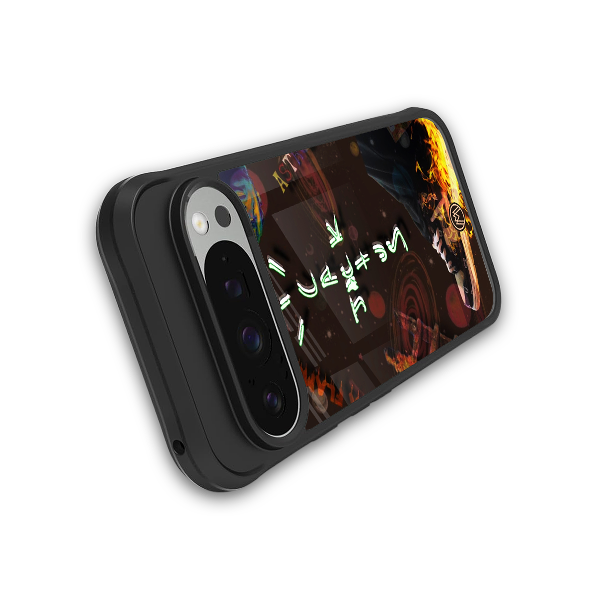 cactus jack brown back phone cover | glass case for google pixel 9 pro