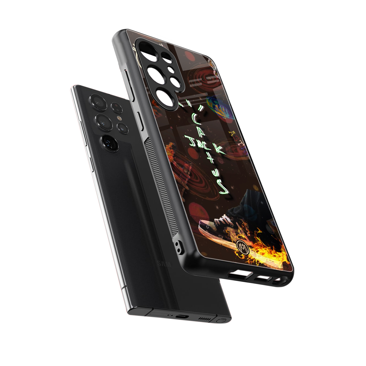 cactus jack brown back phone cover | glass case for samsung galaxy s25 ultra