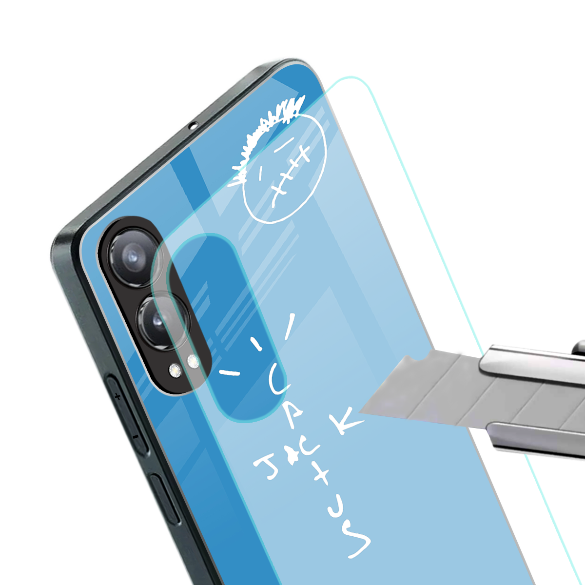 cactus jack back phone cover | glass case for oneplus nord ce 4 lite