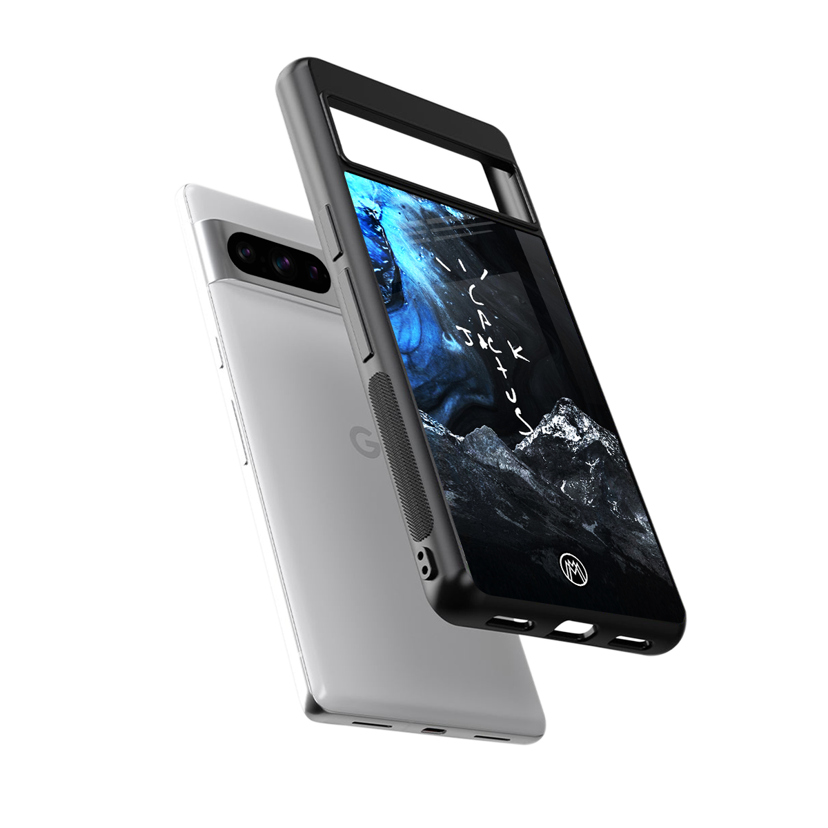 cactus jack travis scott back phone cover | glass case for google pixel 8 pro