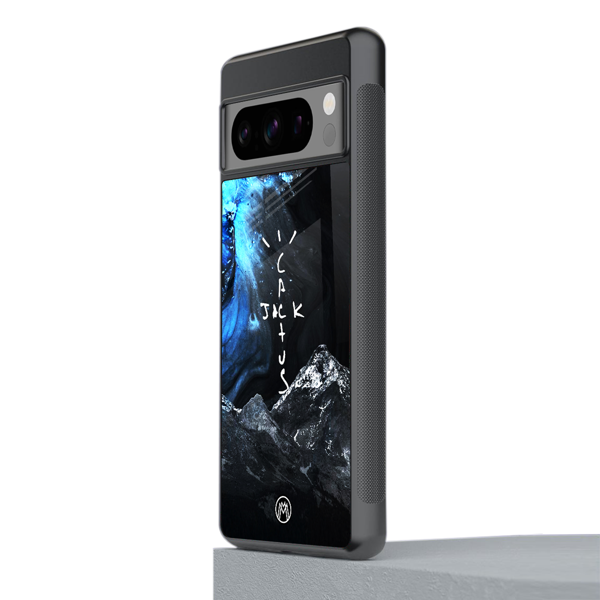 cactus jack travis scott back phone cover | glass case for google pixel 8 pro