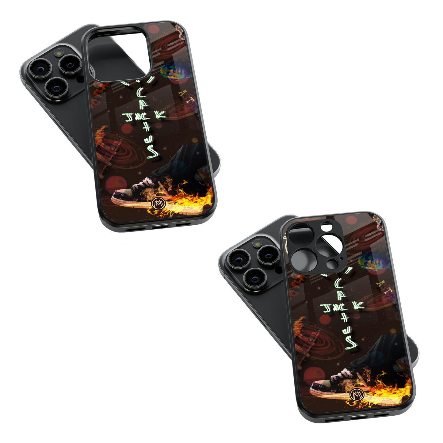 Trendy Glass Back Mobile Case for iPhone, Samsung, Redmi, OnePlus, Google Pixel, Motorola