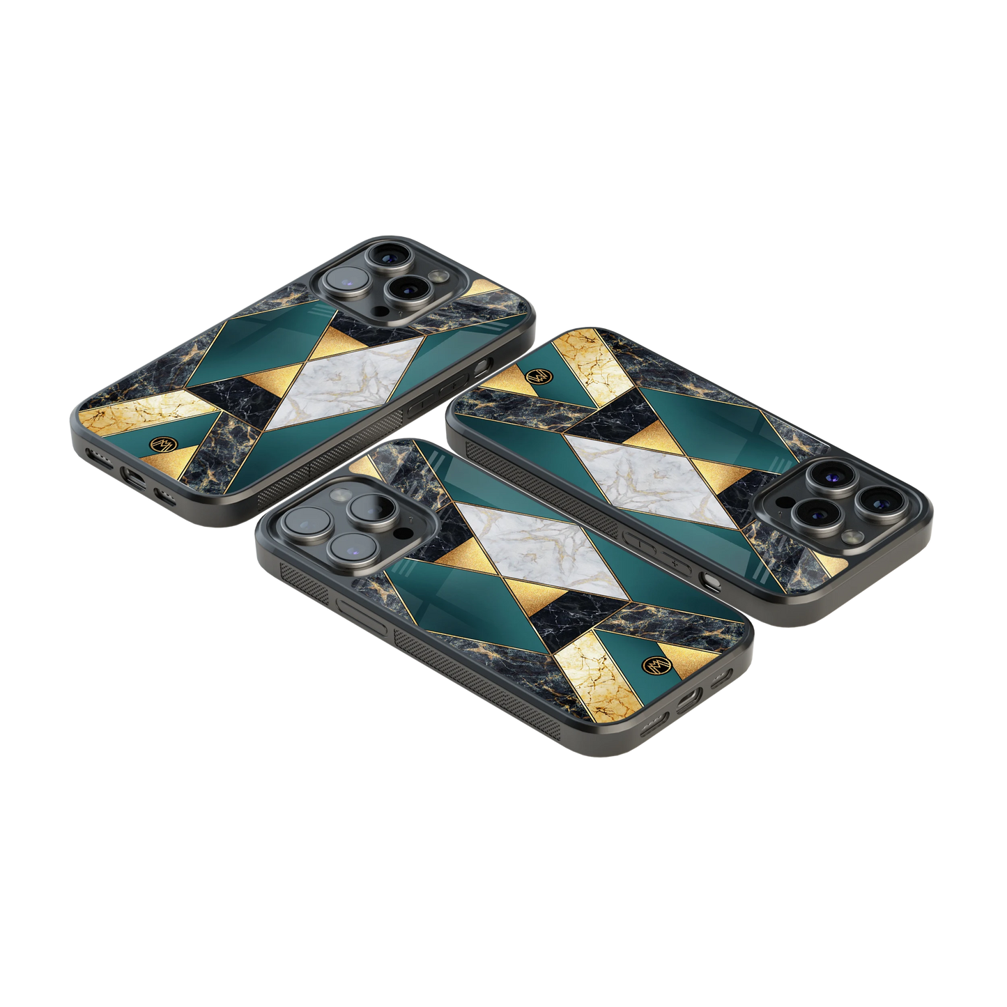 Luxury Glass Back Mobile Cover for iPhone, Samsung Galaxy, OnePlus, Pixel, Redmi & More