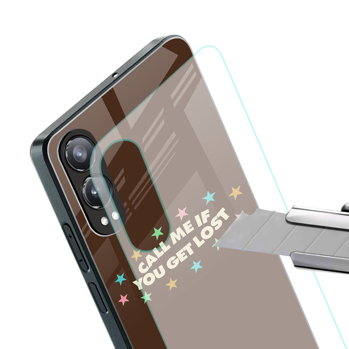 call me back phone cover | glass case for oneplus nord ce 4 lite
