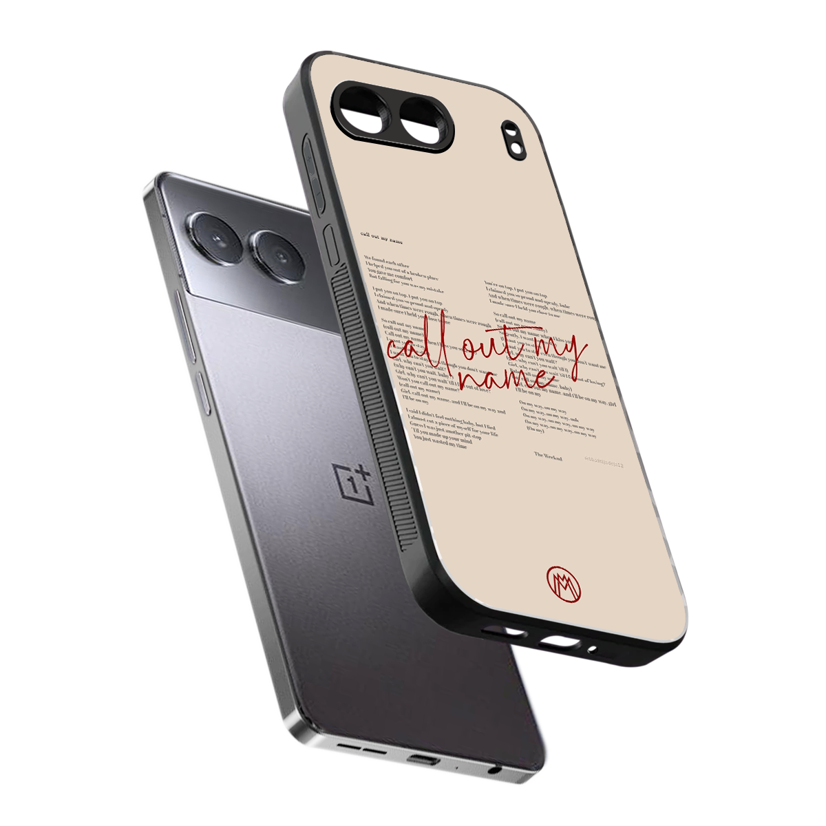 call out my name back phone cover | glass case for oneplus nord 4