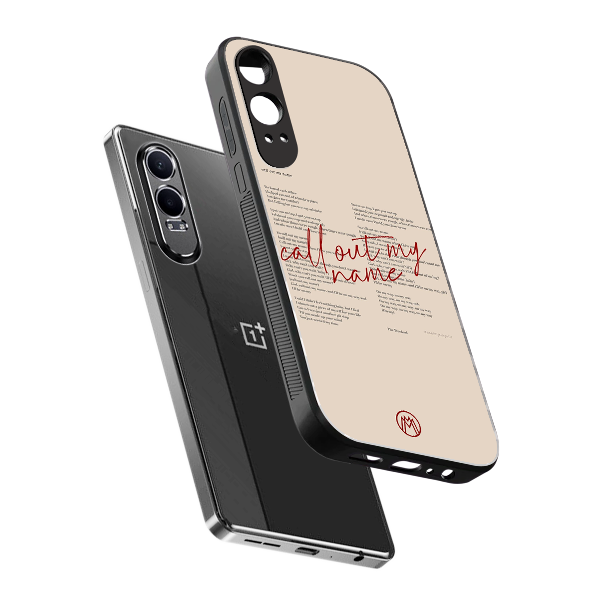 call out my name back phone cover | glass case for oneplus nord ce 4 lite