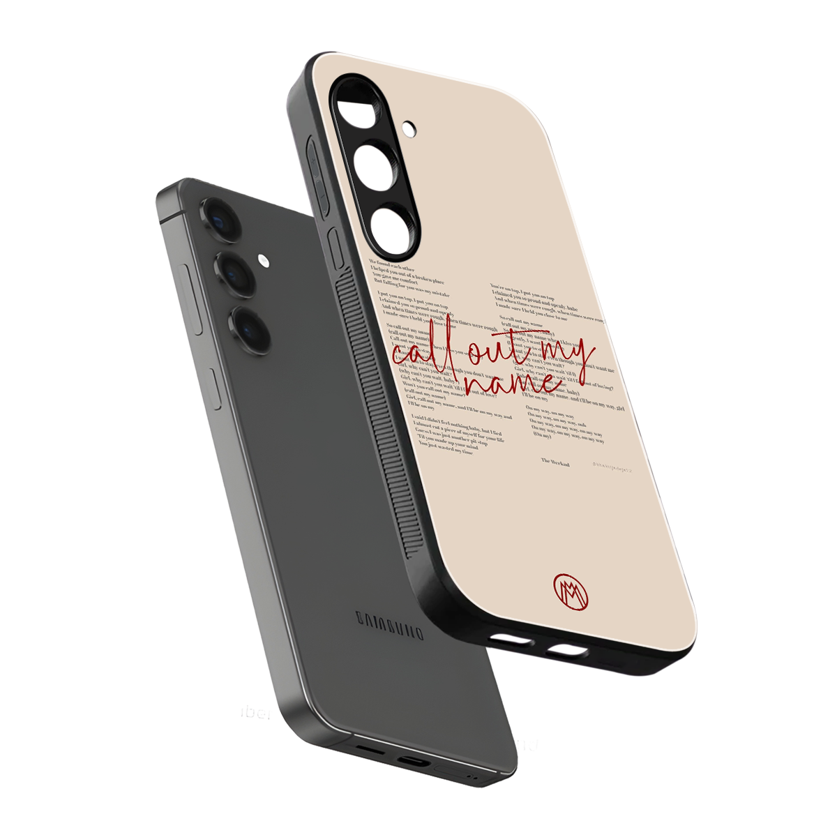 call out my name back phone cover | glass case for samsung galaxy s24 fe
