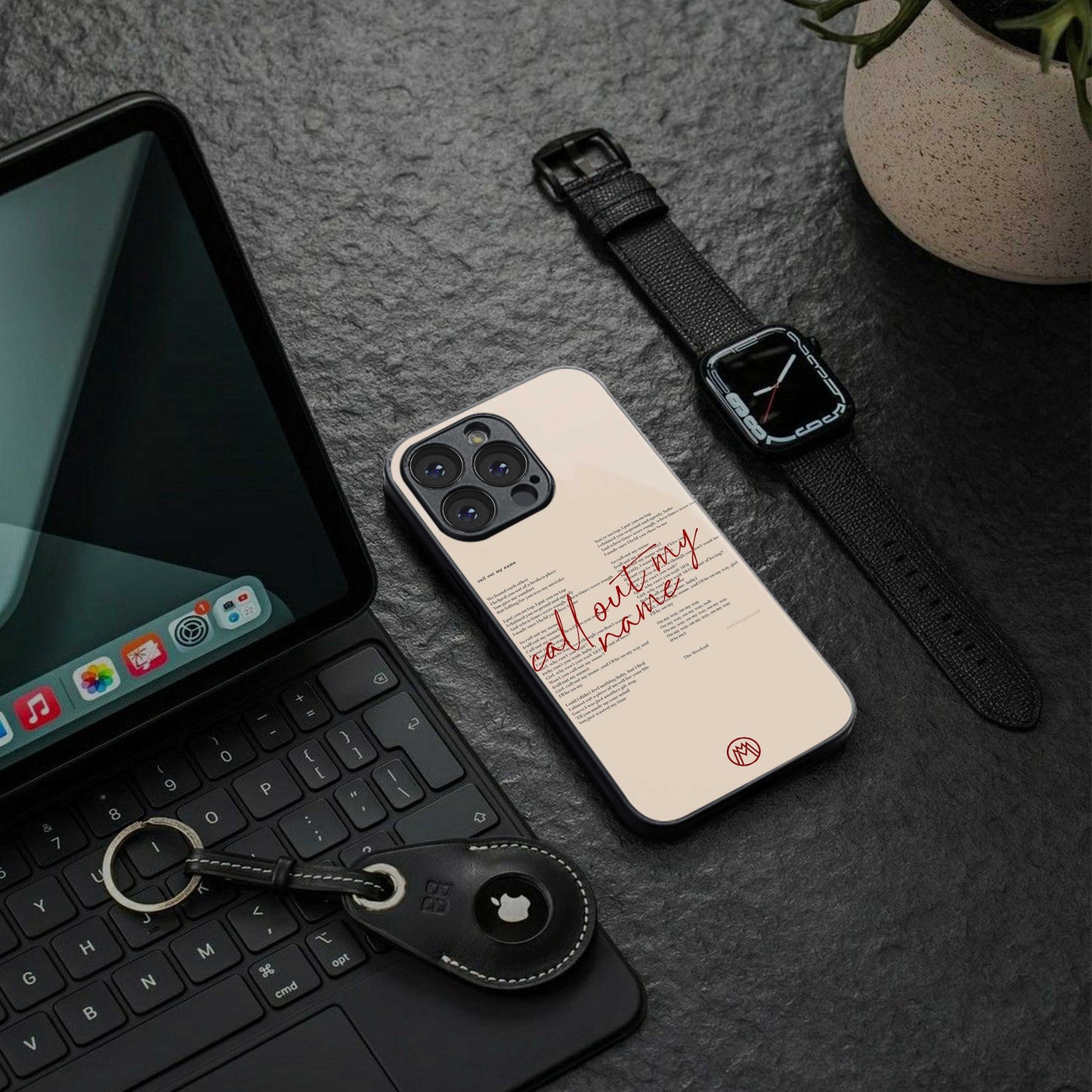 call out my name back phone cover | glass case for iphone 13 pro max