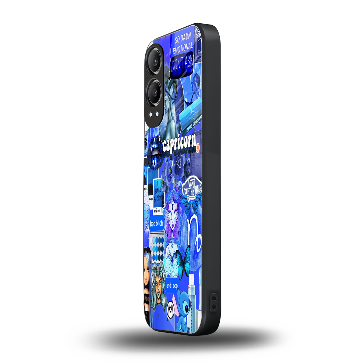 capricorn aesthetic collage back phone cover | glass case for oneplus nord ce 4 lite