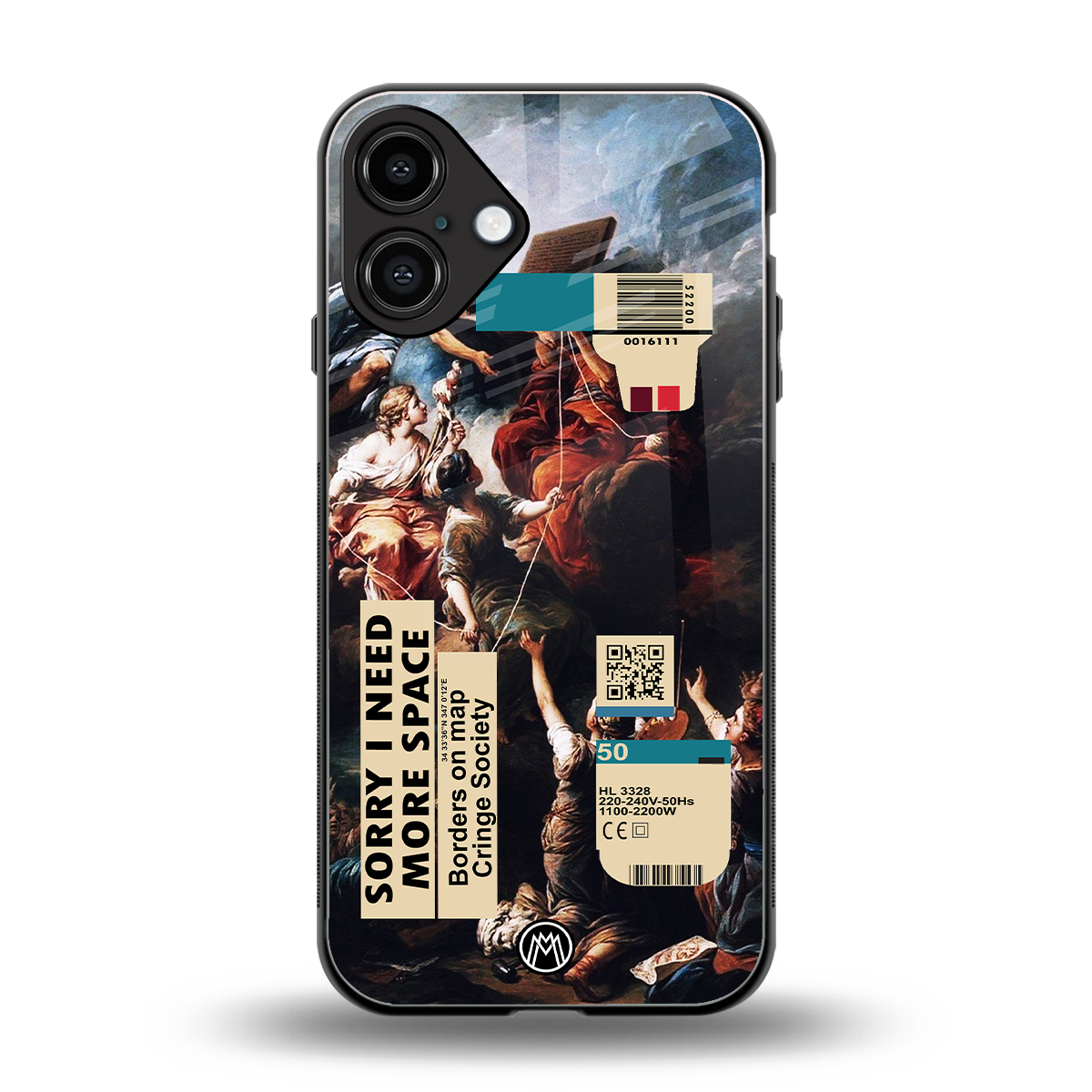 carlevanloo back phone cover | glass case for iphone 16 plus