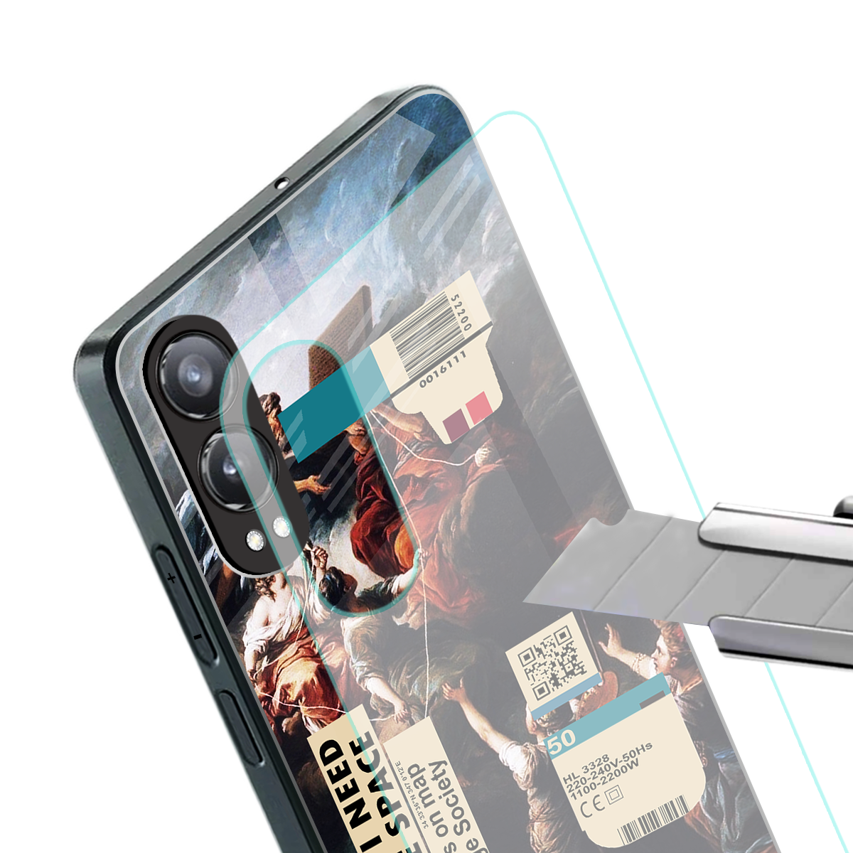 carlevanloo back phone cover | glass case for oneplus nord ce 4 lite