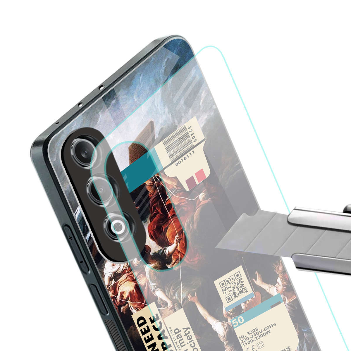 carlevanloo back phone cover | glass case for oneplus nord ce 4