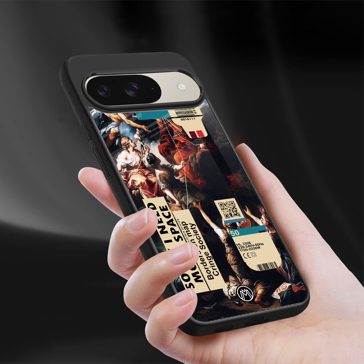 carlevanloo back phone cover | glass case for google pixel 9