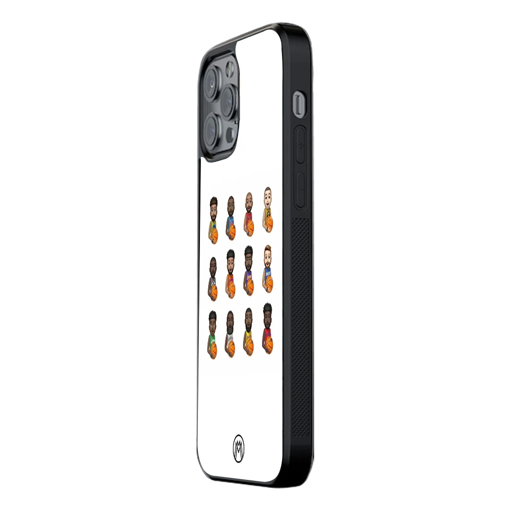 Slim Glass Back Phone Case for Multiple Brands โ iPhone, Samsung, Redmi, OnePlus, Oppo, Vivo