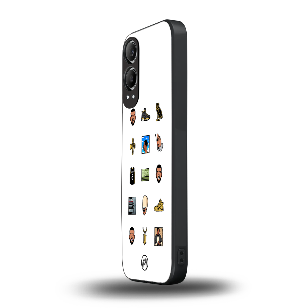 champagne papi back phone cover | glass case for oneplus nord ce 4 lite