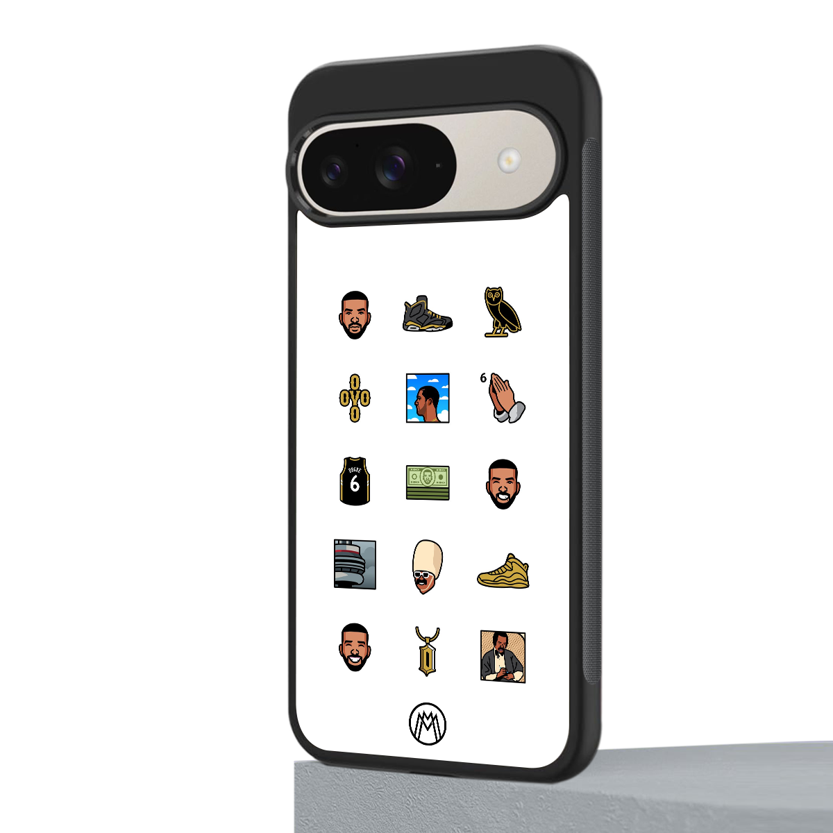 champagne papi back phone cover | glass case for google pixel 9