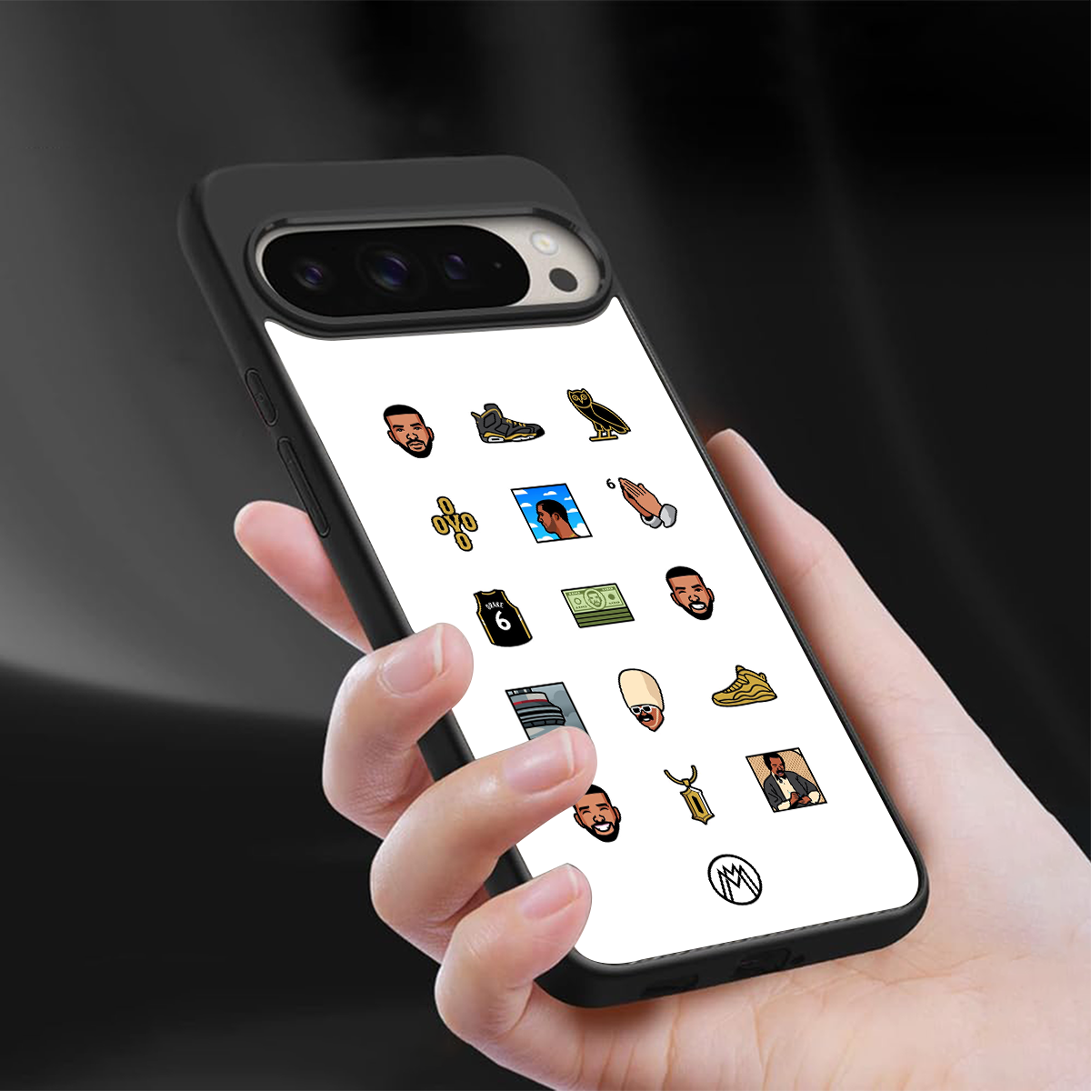 champagne papi back phone cover | glass case for google pixel 9 pro