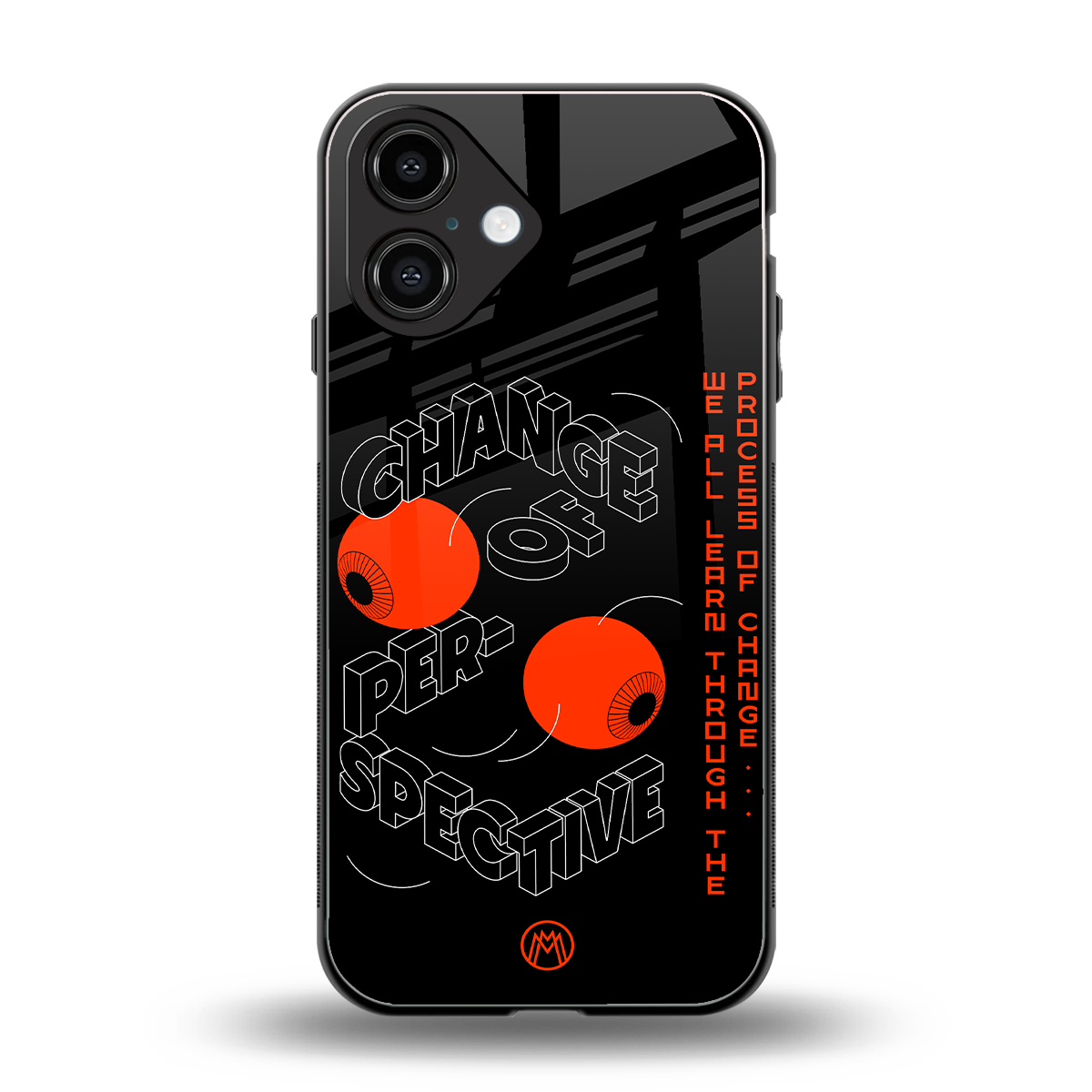 change of perspective back phone cover | glass case for iphone 16