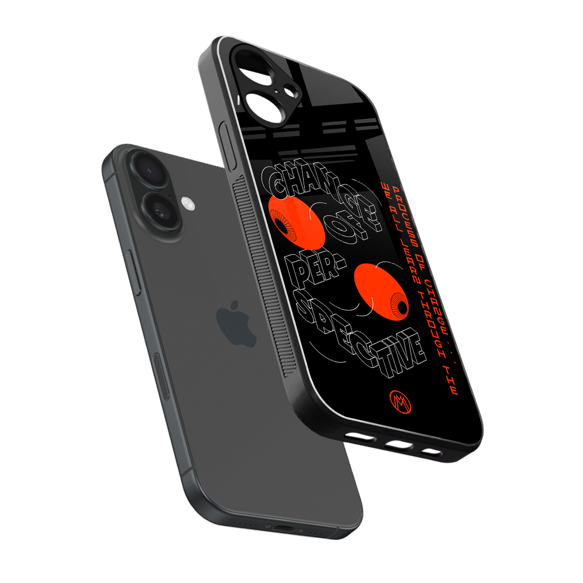 change of perspective back phone cover | glass case for iphone 16