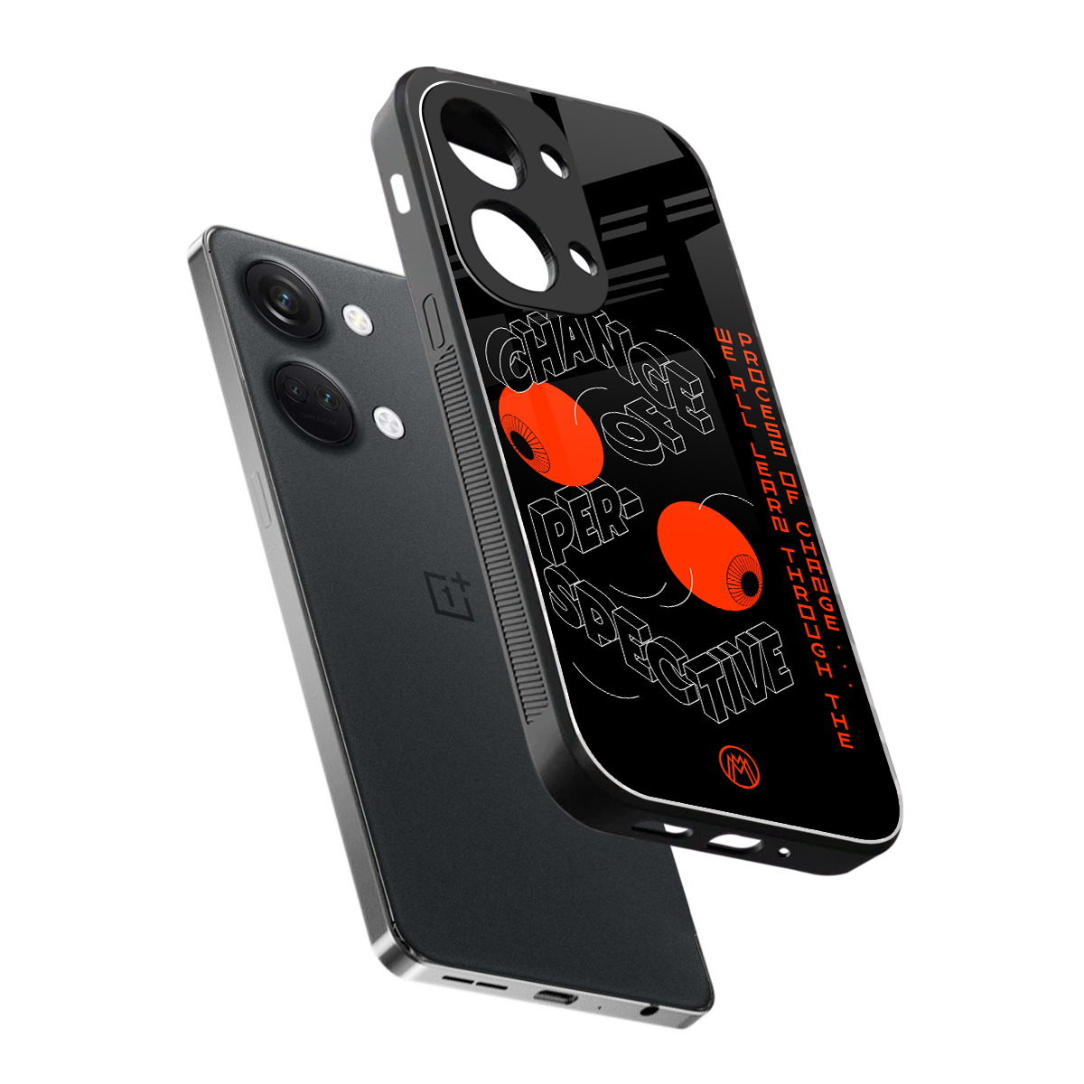 change of perspective back phone cover | glass case for oneplus nord 3