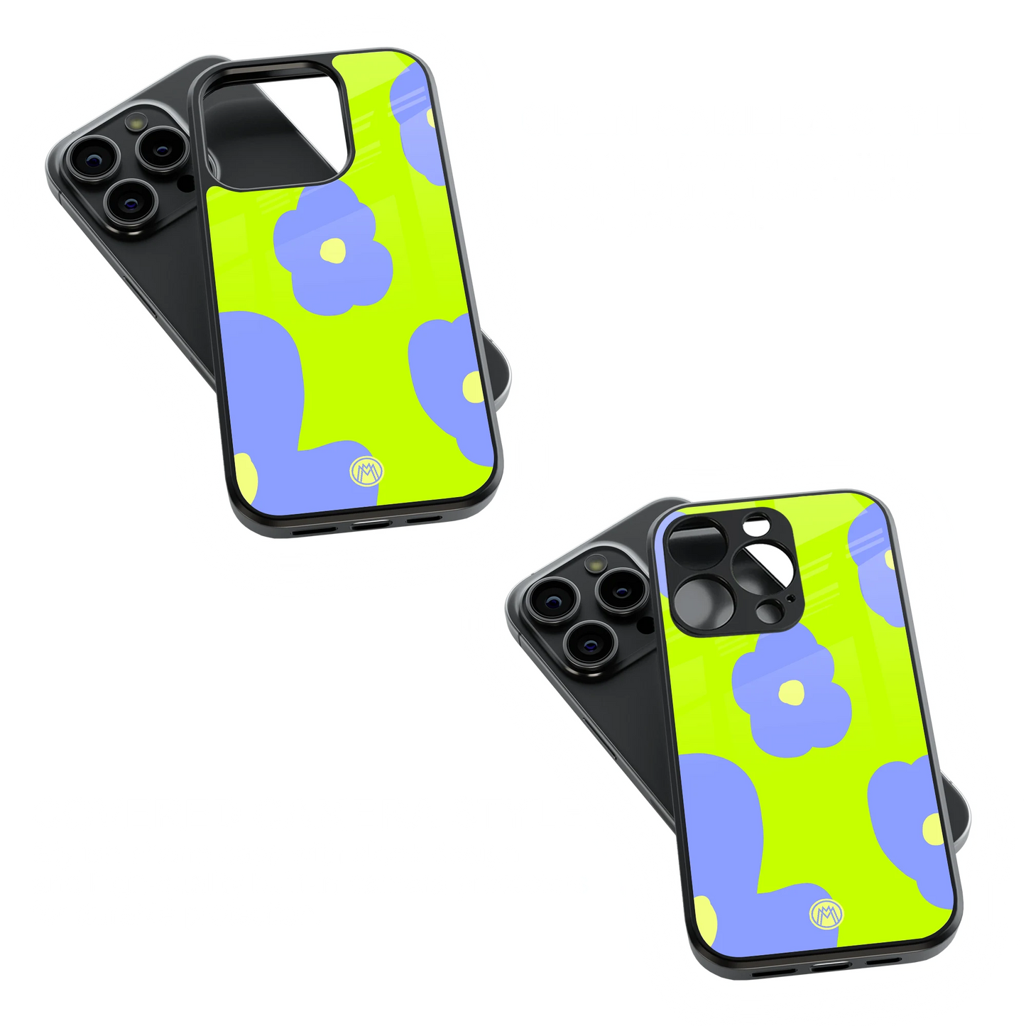 Trendy Glass Back Mobile Case for iPhone, Samsung, Redmi, OnePlus, Google Pixel, Motorola