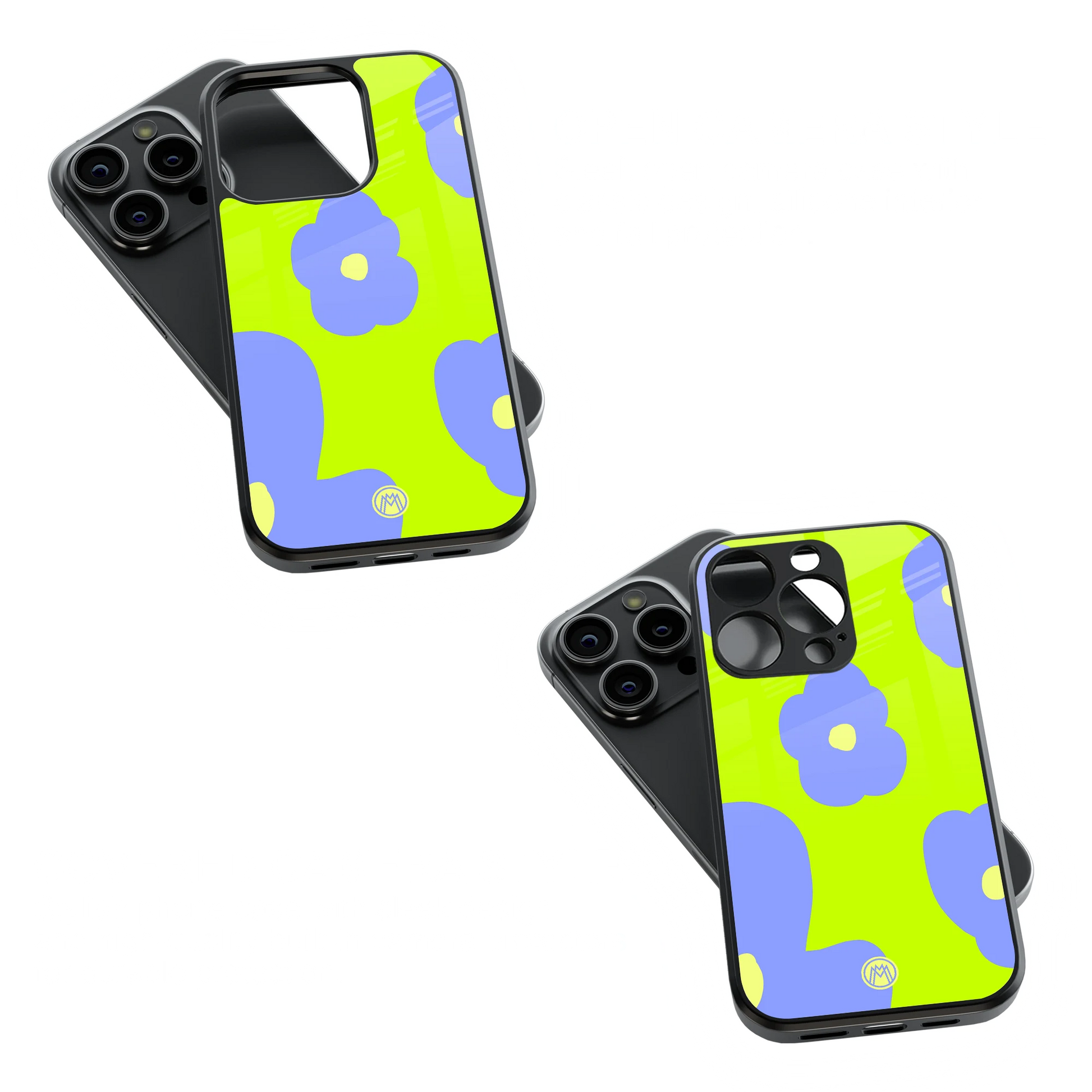 Trendy Glass Back Mobile Case for iPhone, Samsung, Redmi, OnePlus, Google Pixel, Motorola
