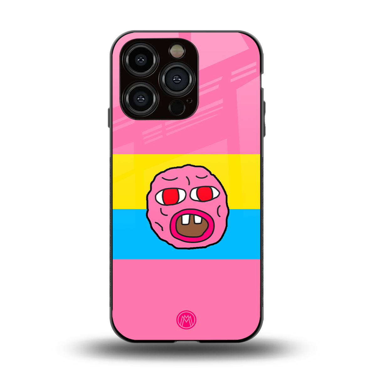 cherry bomb back phone cover | glass case for iphone 14 pro